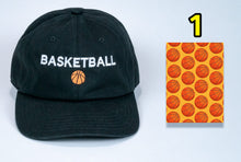 Load image into Gallery viewer, Birthday Basketball baseball Cap with embroidered Basketball + card FREE SHIPPING