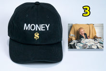 Load image into Gallery viewer, Birthday Money Baseball Cap with embroidered Money + card FREE shipping
