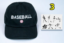 Load image into Gallery viewer, Birthday Baseball Cap with embroidered Baseball + card FREE shipping