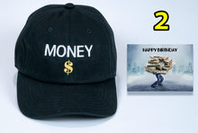 Load image into Gallery viewer, Birthday Money Baseball Cap with embroidered Money + card FREE shipping