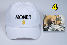 Load image into Gallery viewer, Birthday Money Baseball Cap with embroidered Money + card FREE shipping
