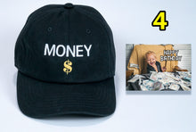 Load image into Gallery viewer, Birthday Money Baseball Cap with embroidered Money + card FREE shipping
