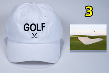 Load image into Gallery viewer, Birthday Golf Baseball Cap with embroidered Golf + card FREE shipping
