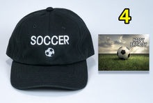 Load image into Gallery viewer, Birthday Soccer Baseball Cap Soccer ball image+ card FREE shipping
